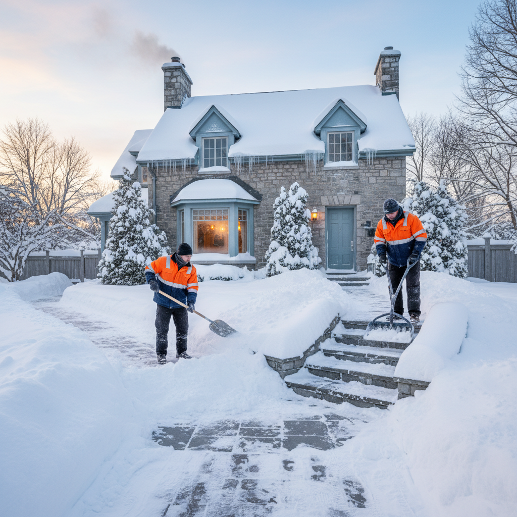 Déneigement Saint-Tharcisius — service professionnel
