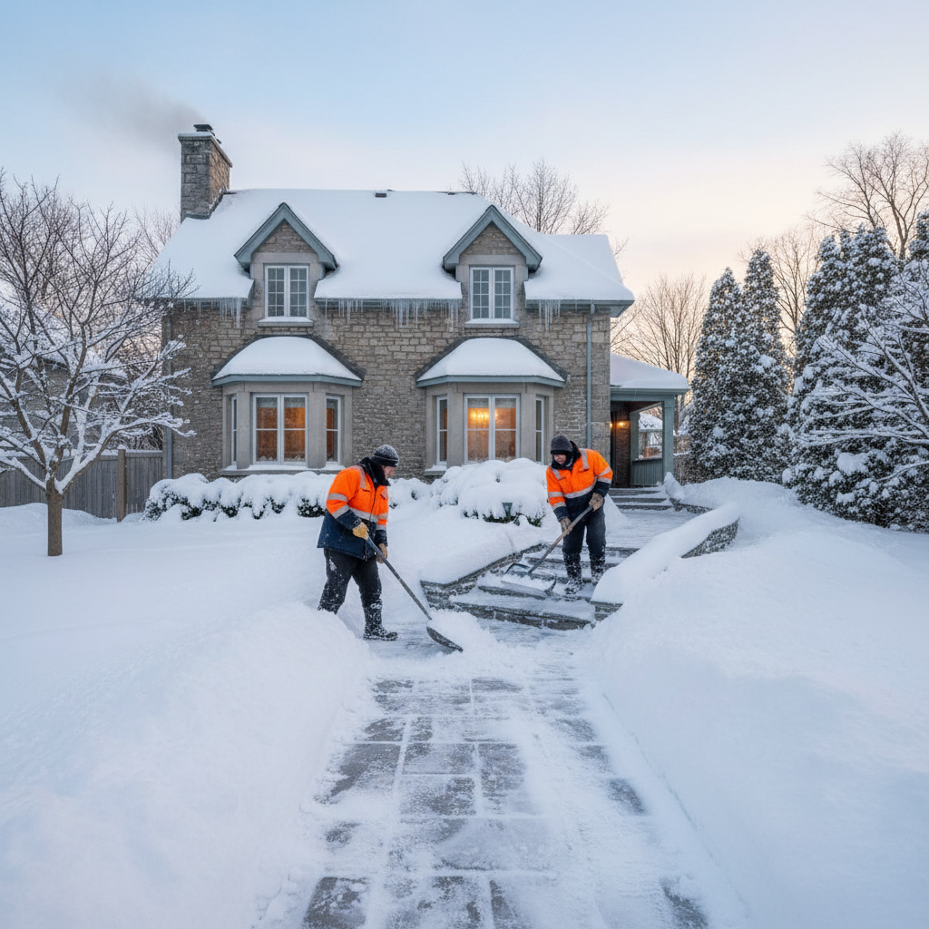 Déneigement Kinnear's Mills — service professionnel