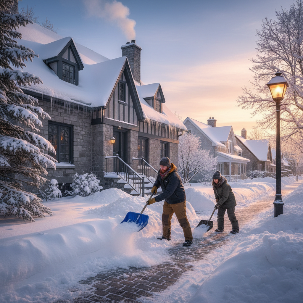 Déneigement Lac-Frontière — service professionnel
