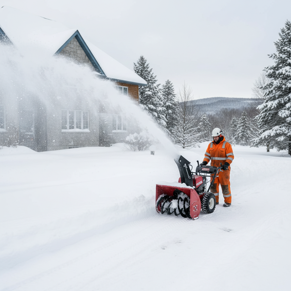 Déneigement Thetford Mines — service professionnel