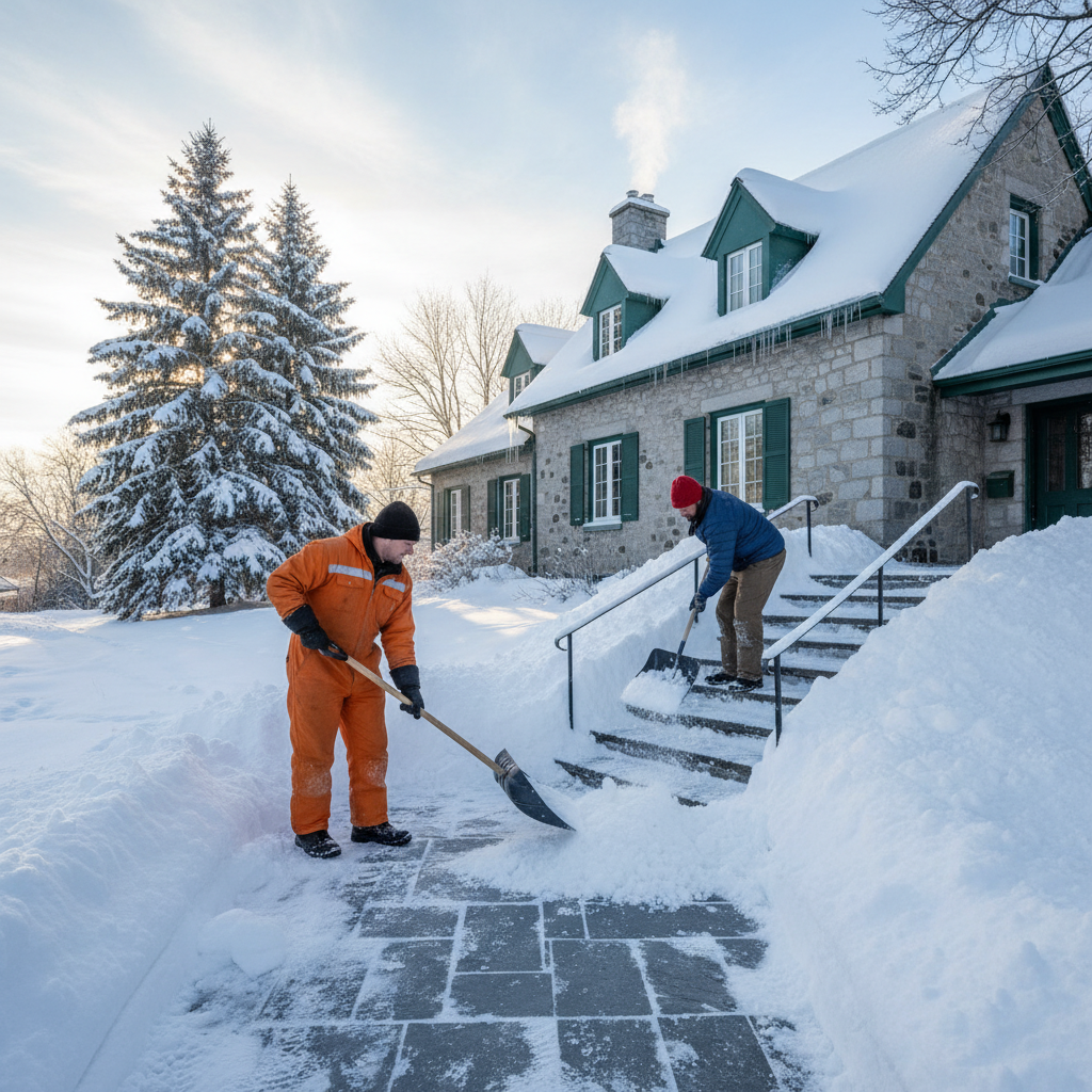 Déneigement Bolton-Ouest — service professionnel