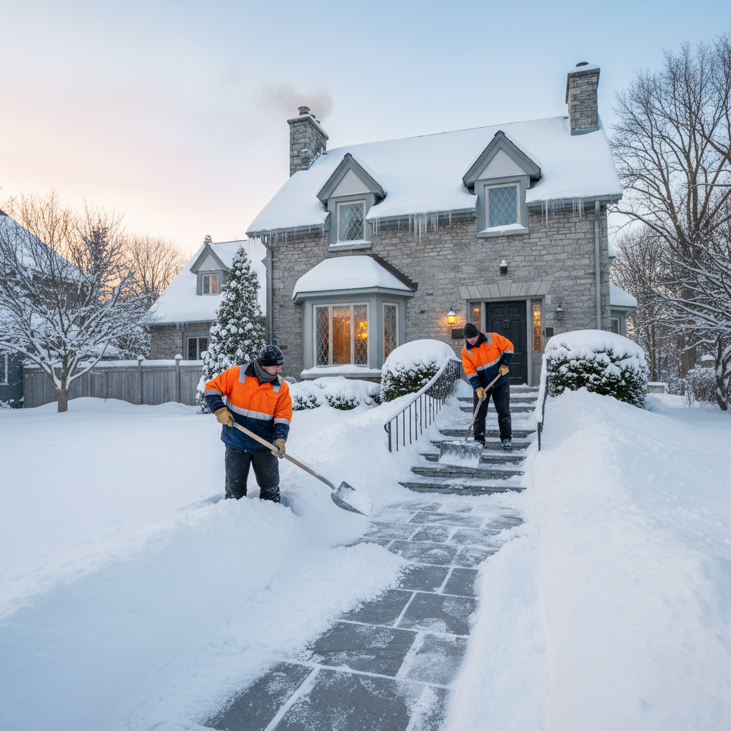 Déneigement La Visitation-de-l'Île-Dupas — service professionnel