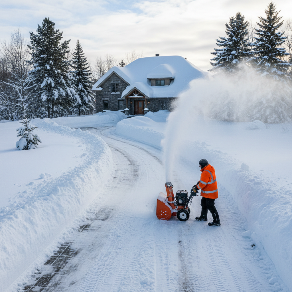 Déneigement Cap-Santé — service professionnel