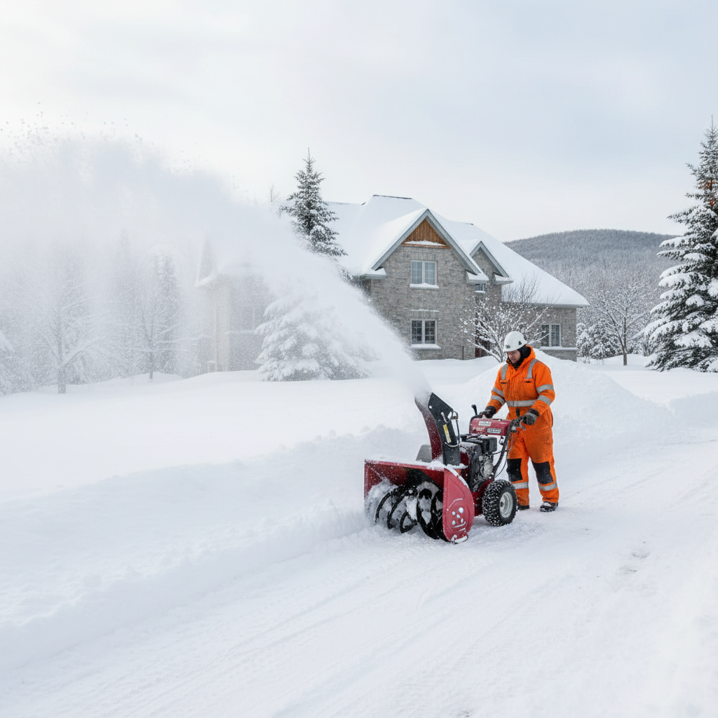 Déneigement Lac-Minaki — service professionnel