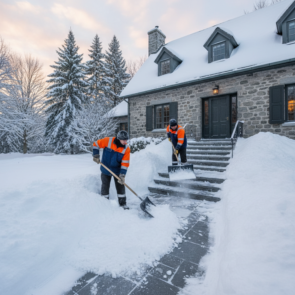 Déneigement Montréal — service professionnel